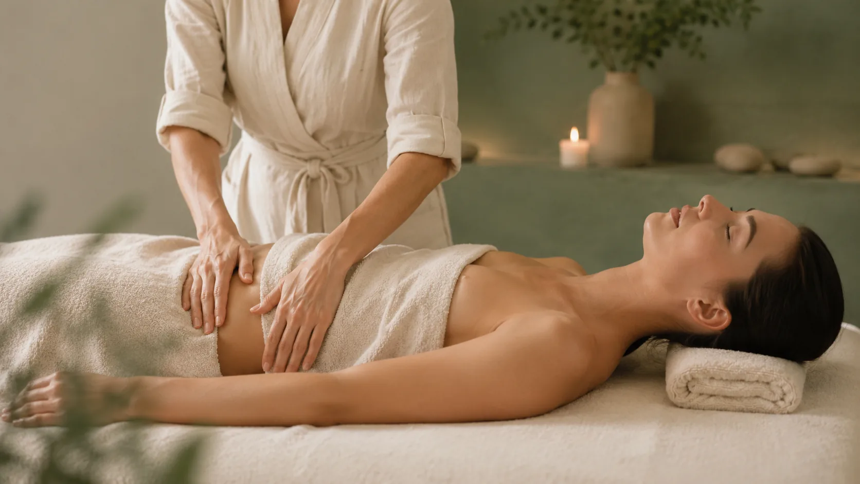 Le côté positif de se faire masser par un homme